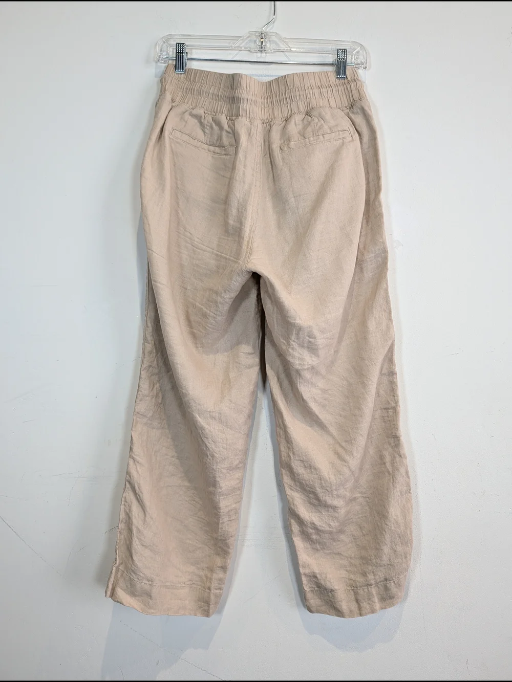 Quince Men's Linen-Blend Drawstring Pants - Light Beige